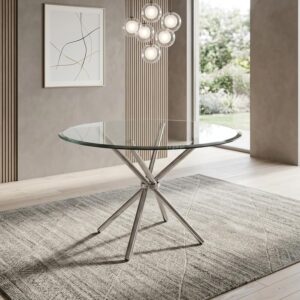 Glass Round Table