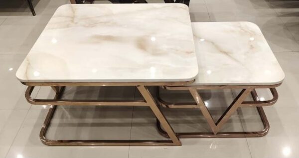 rose gold marble table