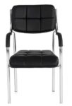 black foam visitor chair