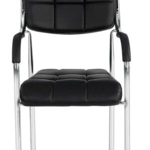 black foam visitor chair