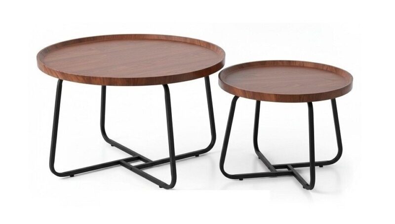 solid wood center table