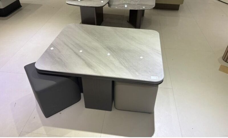 The Attic Kingston Coffee Table Set with 2 stools