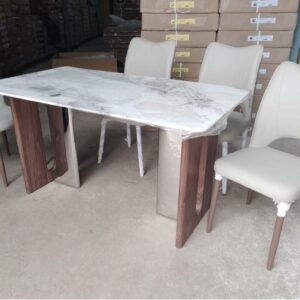 Elegant Light Dining Table Set