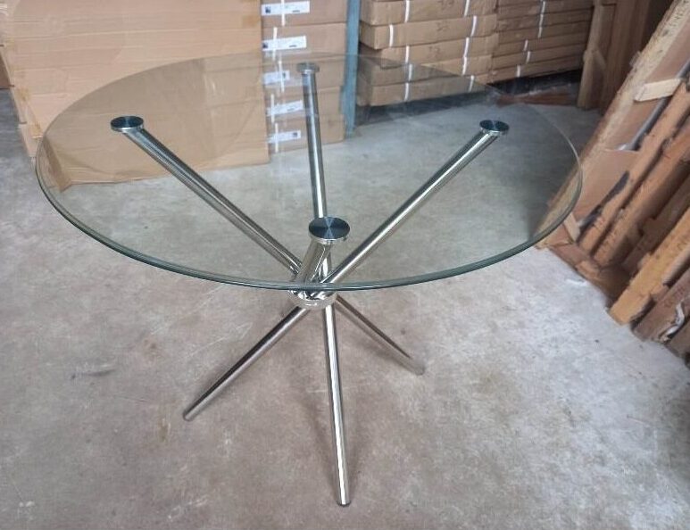 Glass Round Table