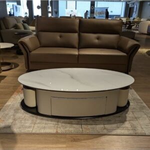 center table with puffy