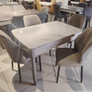 Glass Expandable Dining Table