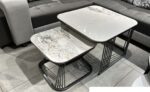 Modern Nesting Ceramic Coffee Tables