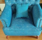 High-Back Wing Chair (Chesterfield Wingback Design)
